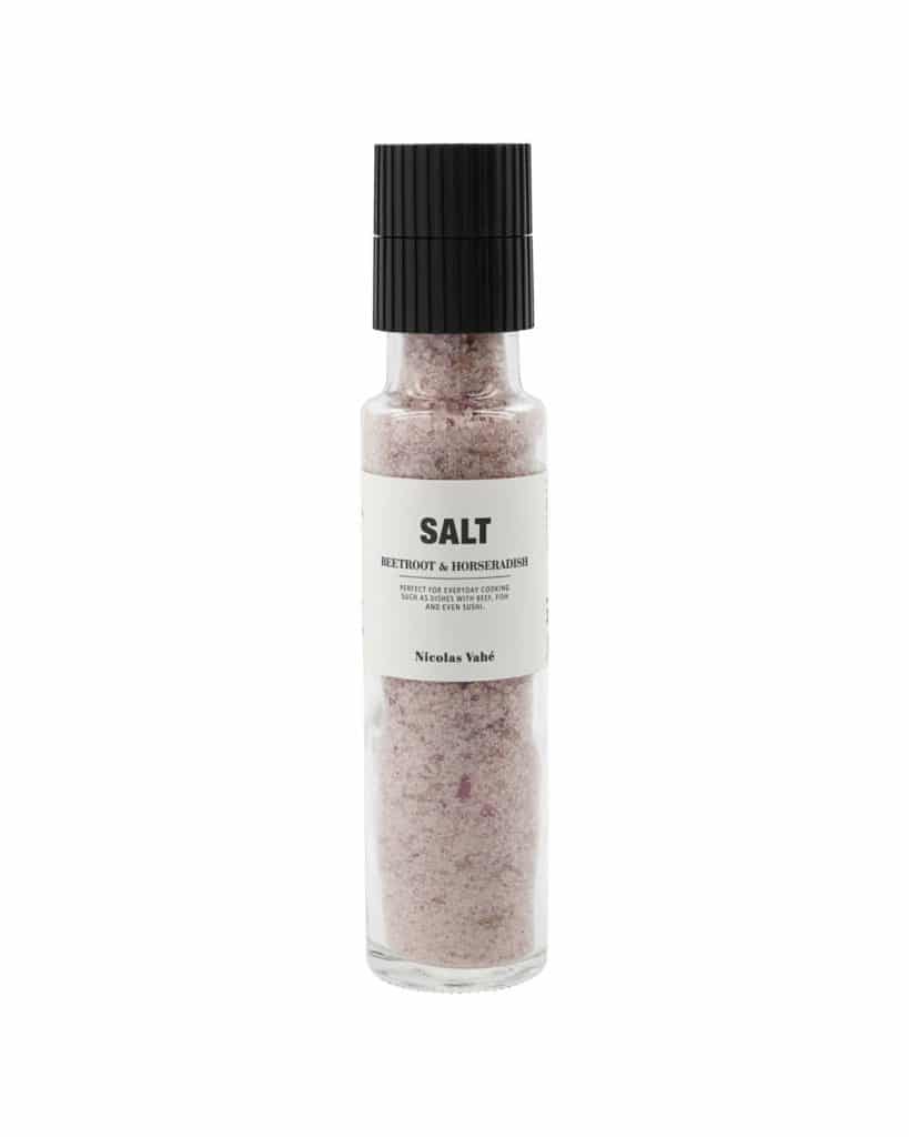 Nicolas Vahé Salt, Beetroot & Horseradish salt rödbetor och pepparrot kryddor kök matlagning