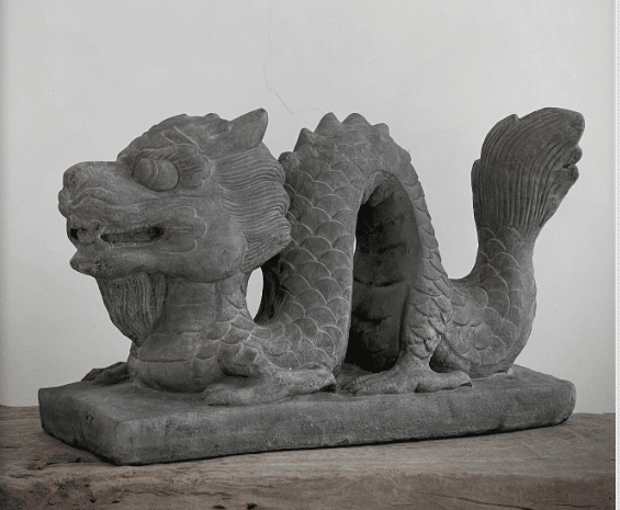 Dragon centerpiece inredning stor central pjäs mittpunkt dekoration noori asian drake